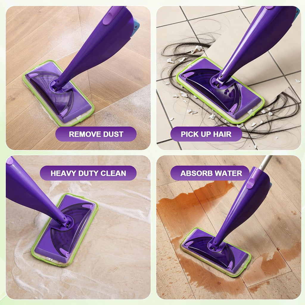 Reusable Mop Pads Refills for Swiffer WetJet, 8 Pack