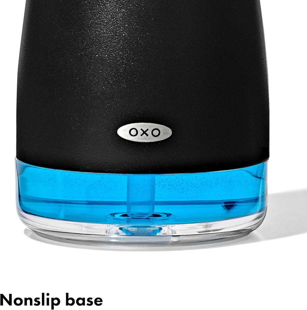 OXO Good Grips Stainless Steel Easy Press Soap Dispenser - Matte Black