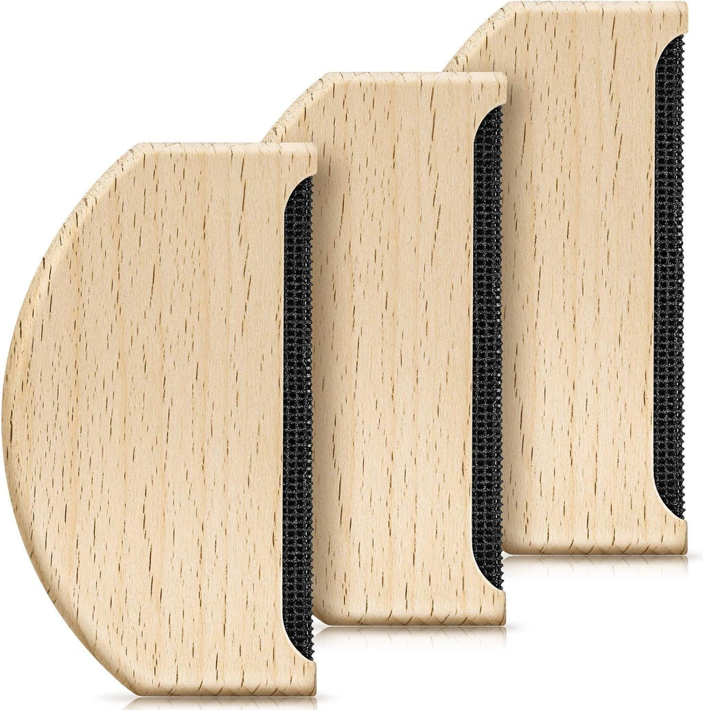 Boao 3 Pcs Wool Comb to Remove Pilling Sweater Shaver for De-Pilling