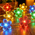 ITICdecor Flower String Lights Battery Operated 15FT 30LED Multicolor