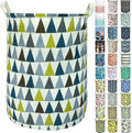 Merdes 19.7’’ Waterproof Foldable Laundry Hamper, Dirty Clothes Laundry Basket, Linen Bin Storage Organizer for Toy Collection (Triangle2)