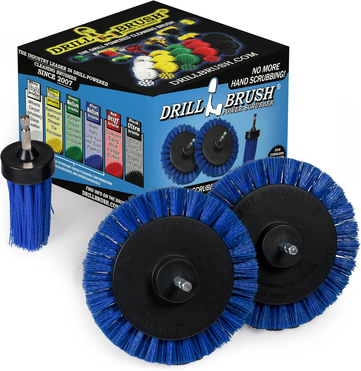 Crevice Cleaning Brush for Electric Drill - Small Power Scrubber for Grout