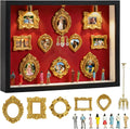 DIY Mini Museum Silhouette Box, Shadow Box Frame Kit, Red
