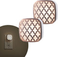 Lights By Night Plug in Night Light with Dusk to Dawn Sensor, 2 Pack