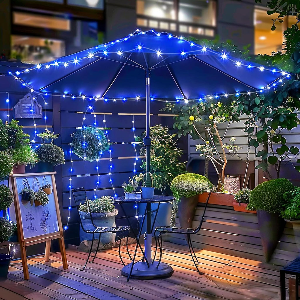 JMEXSUSS 2 Pack Rope Lights Battery Operated Christmas Lights Outdoor