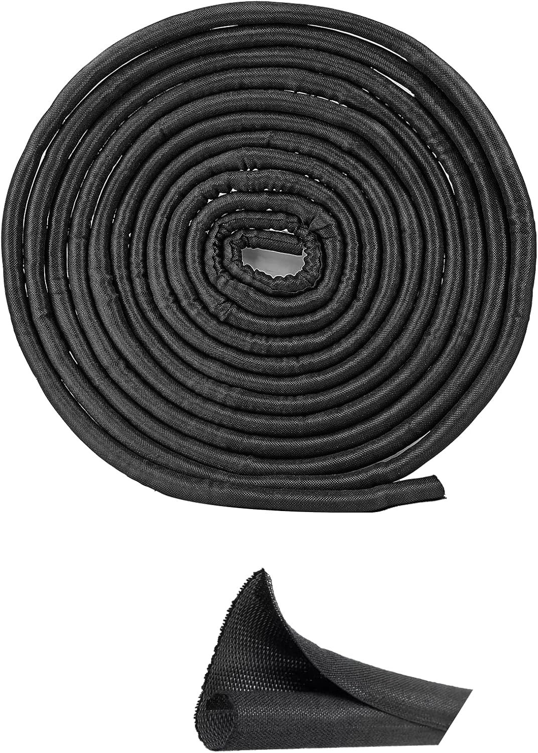 10ft 3/4 Inch Cable Sleeve, Split Wire Loom, Polyethylene