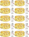 10 Pack Fairy Lights Battery Operated with Timer, 7FT 20 LED String Light