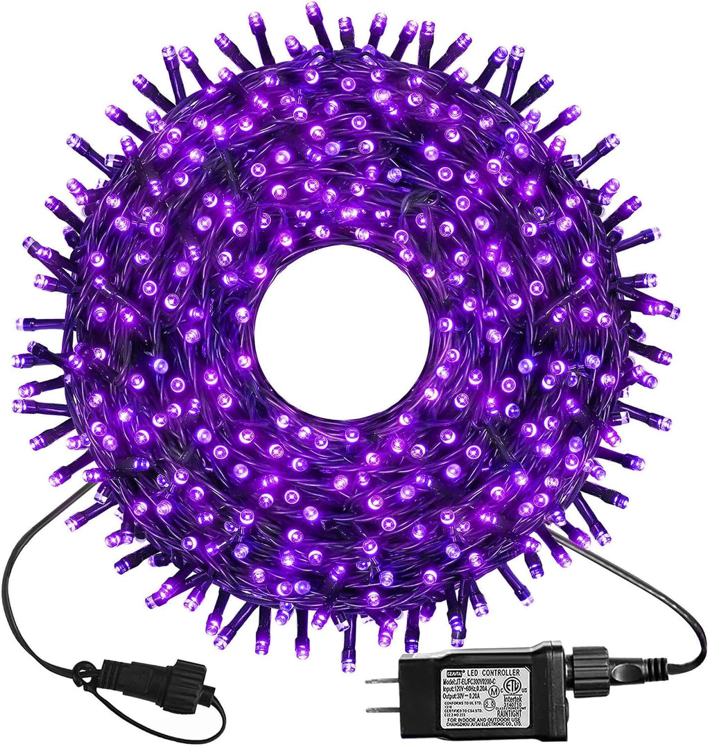 kemooie 300 LED Halloween Lights Waterproof, 99 FT String Lights with Timer
