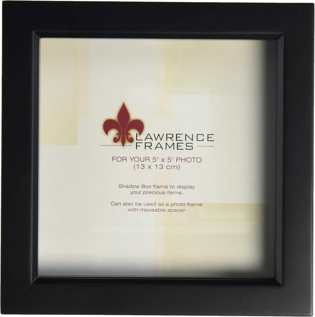 Lawrence Frames, Black, 5x5