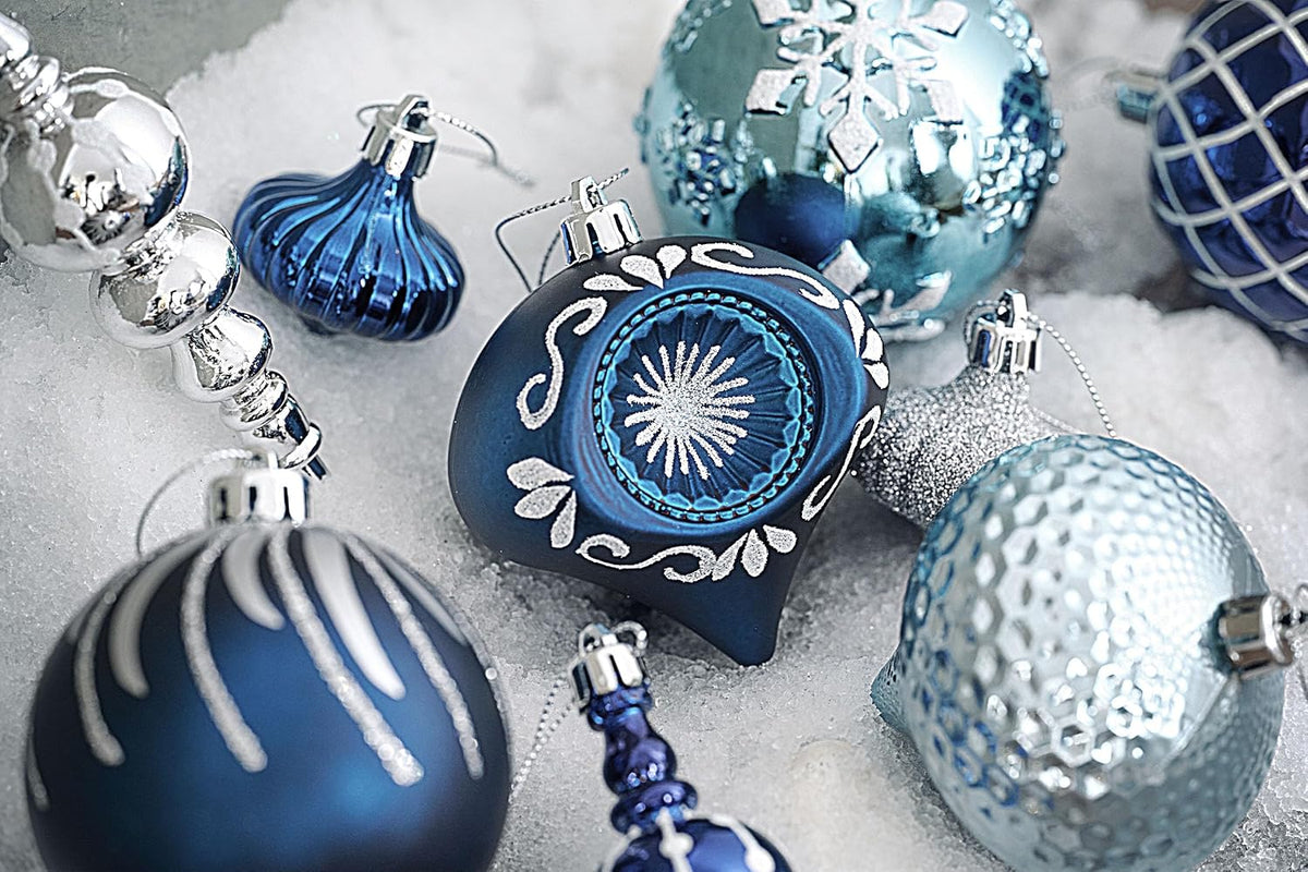 Valery Madelyn 70ct Christmas Tree Decorations Ball Ornaments Set