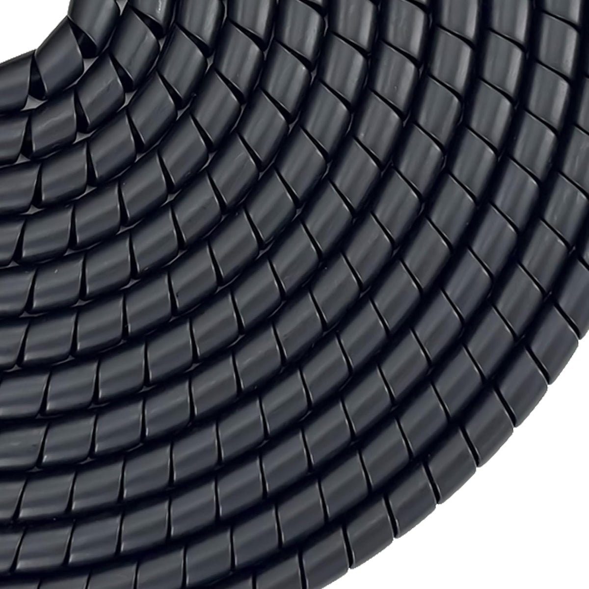 Spiral Wrap Hose Cable Protector - 0.5" OD x 25' Pre-Cut Lengths-Safe Hose Protector to Avoid Wear and Extend Life for Hydraulic Pneumatic Hoses