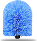 Big Cobweb Duster Head Twist-On Spider Web Fuster for Outdoor & Indoor Web Cleaning // Fits Standard 3/4 inch Threaded Poles // Cobweb Duster Brush Head Only (Blue)