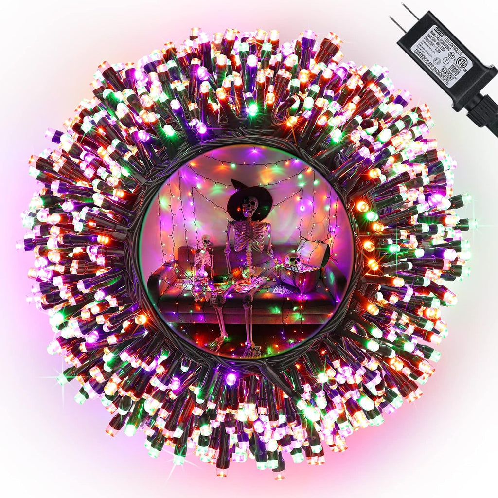 Halloween Lights Indoor, 82ft 200 LED Halloween String Lights with 8 Modes