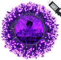 Purple Halloween Lights, 82ft 200 LED Halloween String Lights with 8 Modes