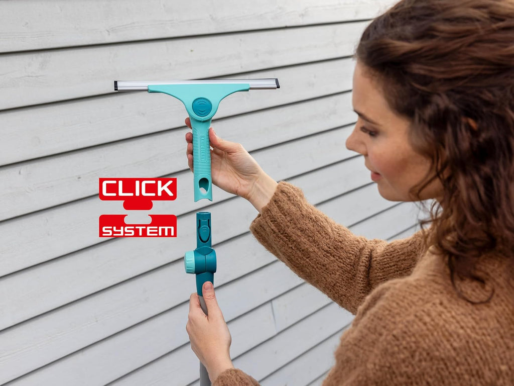 2-in-1 M Pro Reach Window Squeegee with 28 cm Wiping Width, Mirrors