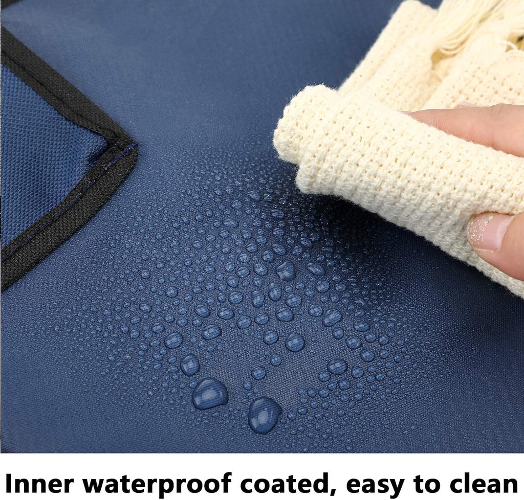 Bonuci 3 Pcs Laundry Sorter Replacement Bags, Dark Blue