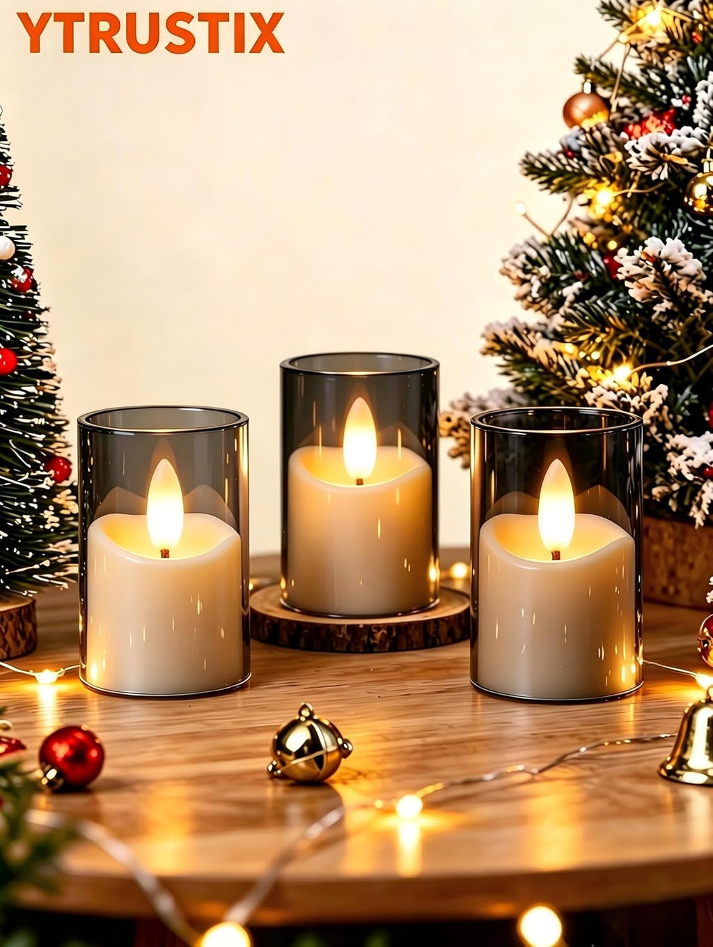 Rechargeable Flameless Candles with Remote Timer