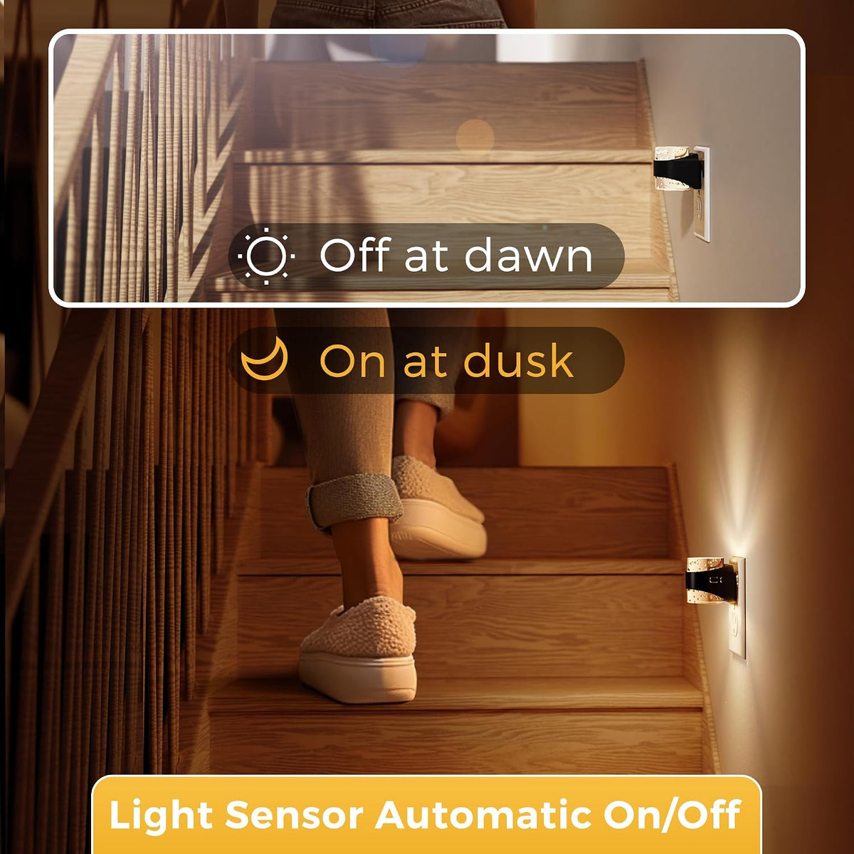 L LOHAS LED Night Light, Bubble Night Lights Plug into Wall