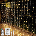 Lepro Lighting Ever Fairy Curtain Lights Battery Operated & USB Plug in