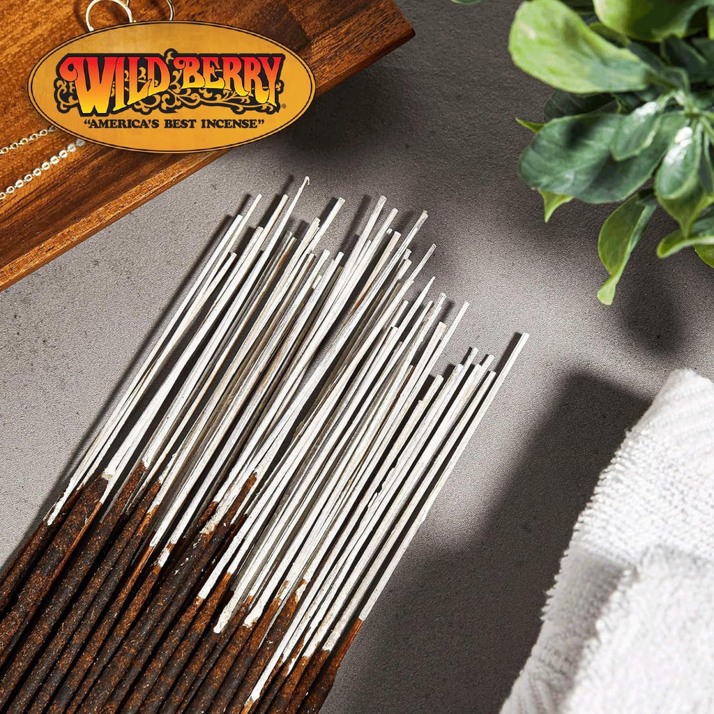 Wild Berry Vanilla 11-Inch Incense Sticks, Hand Dipped, 100 Count