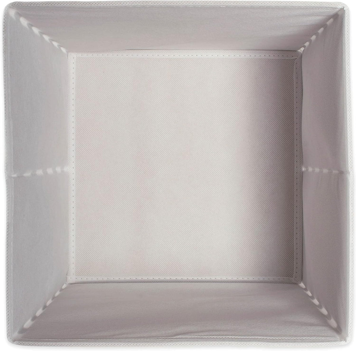 DII Non Woven Polyester Storage Bin, Metallic Pineapple, White & Gold, Small Set of 4