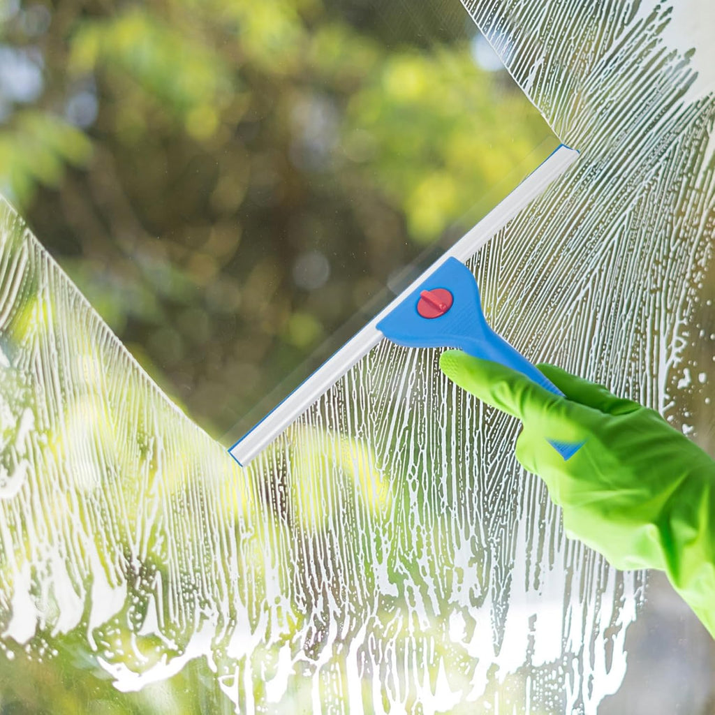 Window Cleaning Kit for Home and Commercial Use, 6 Ft Long Handle