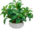 13" Realistic Fake Potted Plant Desk Office Bathroom Kitchen Shelf Decor