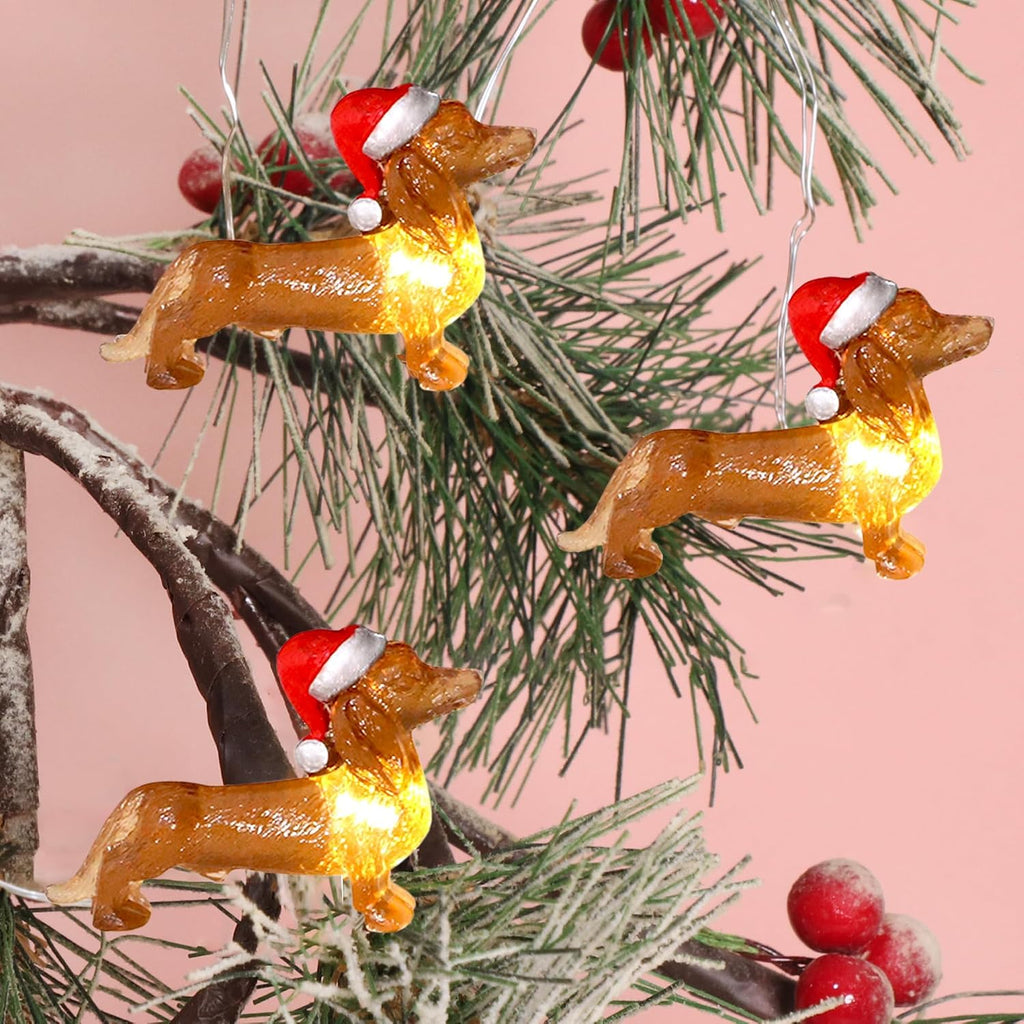Impress Life Dachshund Dog Christmas String Lights