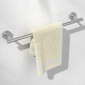 HITSLAM Brushed Nickel 18 Inch Towel Bar for Bathroom, SUS304 Stainless Steel Bathroom Towel Rack Wall Mounted, Modern Home Decor Bath Towel Holder with Hardware Accessories (Total Length 19.8 Inch)