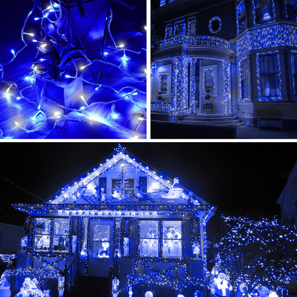 kemooie 500 LED Christmas Lights Outdoor, 164 FT String Lights Waterproof