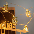 Vigdur Moon String Lights, 10FT Moon Lights Battery Operated with Timer