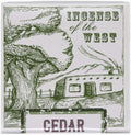 Incienso de Santa Fe - Cedar Natural Wood Incense Bricks Without Holder, 40 Count - Made in the USA