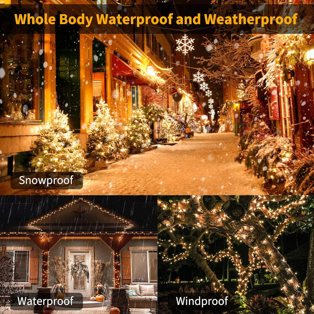 Brightown Battery Operated String Lights, 4 Pack 8Feet 20LED Warm White