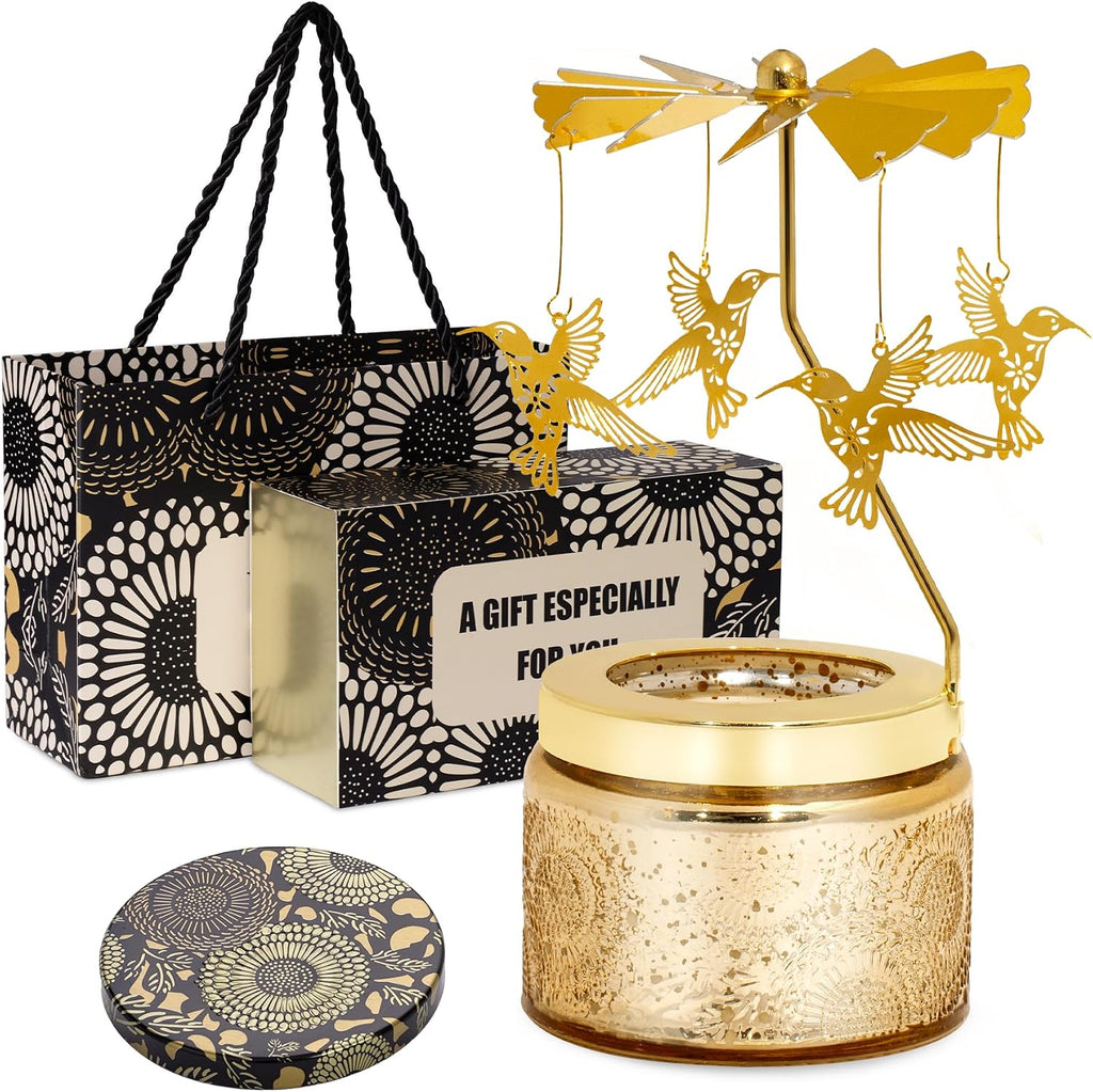 Rotating Hummingbird Lavender Scented Candles Gifts for Women