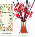 Reed Diffuser Set,3.38 fl oz (100 ml) Garden Oil Diffusers with 6 Reed Sticks for Bathroom Shelf Decor Home Fragrance Reed Diffuser