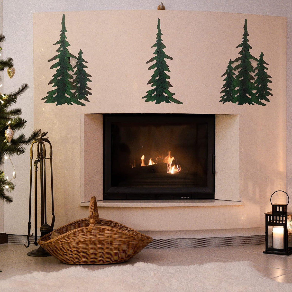 Pine Decoration Pine Metal Wall Art Outdoor Metal Wall Art Tree Wall Art