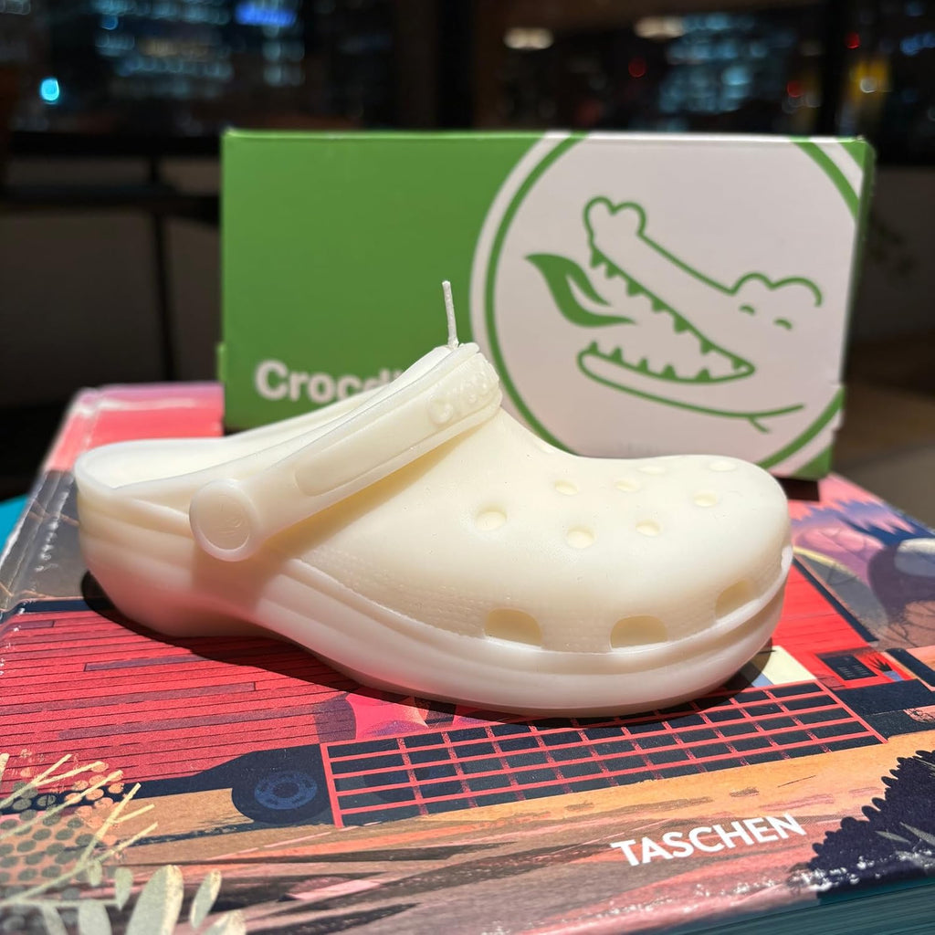 Croc Candle with GiftBox - AIR WAX - Croc Accessories - Unique Gifts for Young Women - Birthday Gifts for Women - Cool Candles - Gift for Teenage Girls - Easter Gift for Her
