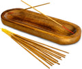 Incense Holder-Incense Burner/Ash Catcher-Handmade Wooden Insence Tray Home Decor 11x4x1.2 Inches