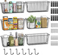 Simple Trending 6 Pack Wire Basket Wall Mount Hanging Baskets