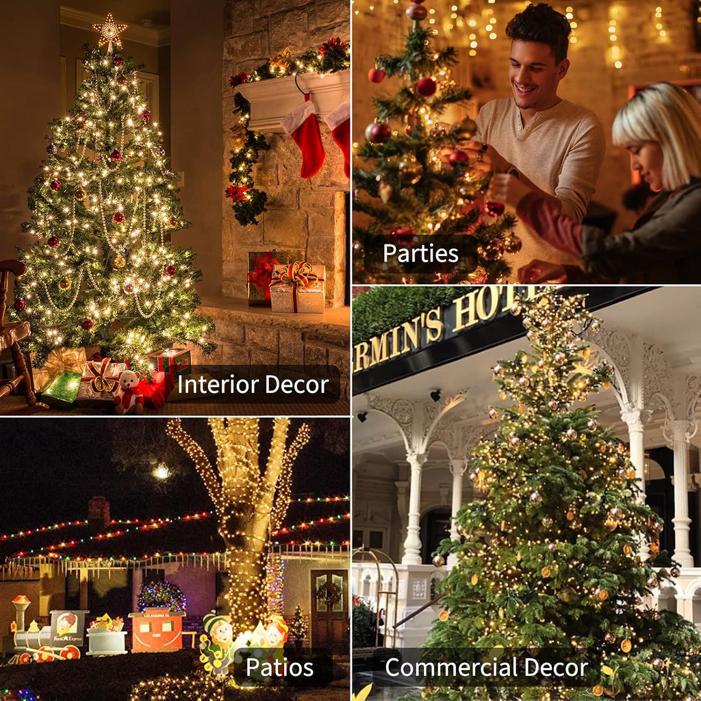 Brightown Battery Operated String Lights, 4 Pack 8Feet 20LED Warm White