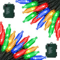 Lomotech Battery Christmas Lights - 2 Pack Total 33ft 100LEDs,Multicolor