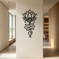 Xedatric Lotus Wall Decor Metal Sculpture for Yoga Room Meditation Decor