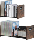 Expandable Vinyl Record Storage Rack, Holds 60-120 LPs, Magazine Rack