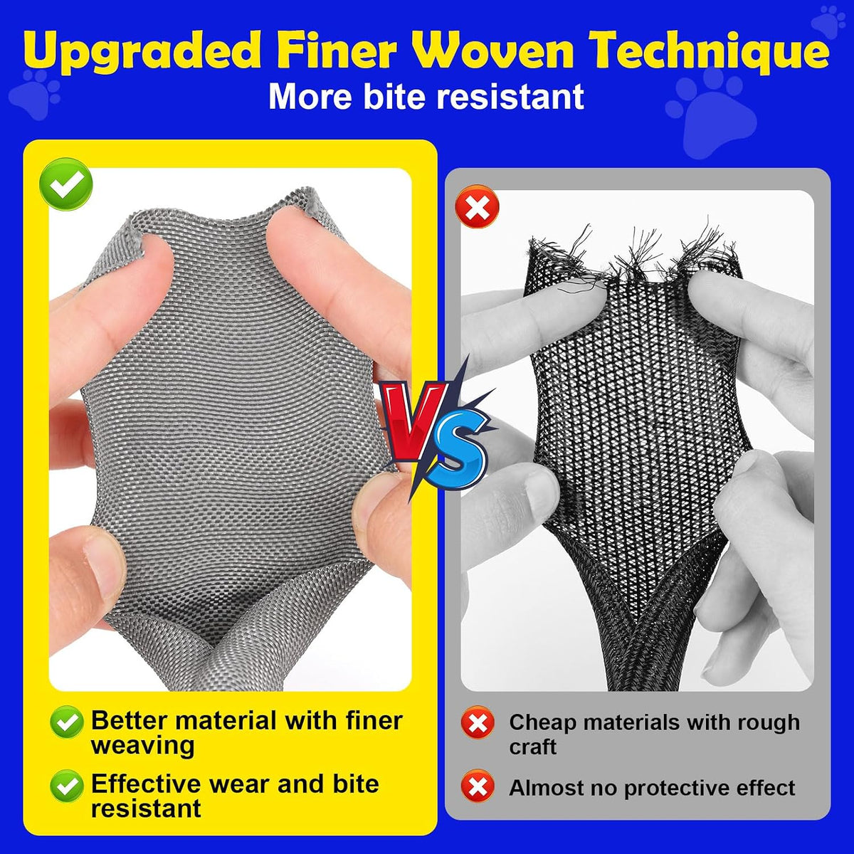 UOMTFAI Cord Protector from Pets No Chew, 1/2” 10ft Upgrated Pet Cord Sleeve Cable Protector for Cords, Cat and Dog Cord Protector Cable Management Cable Sleeve Grey