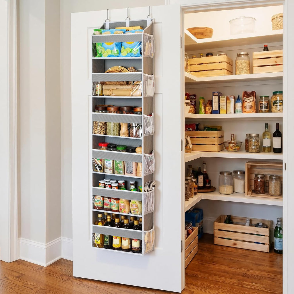 Yecaye Over the Door Organizer 6 Tiers, Heavy Duty Hanging Storage