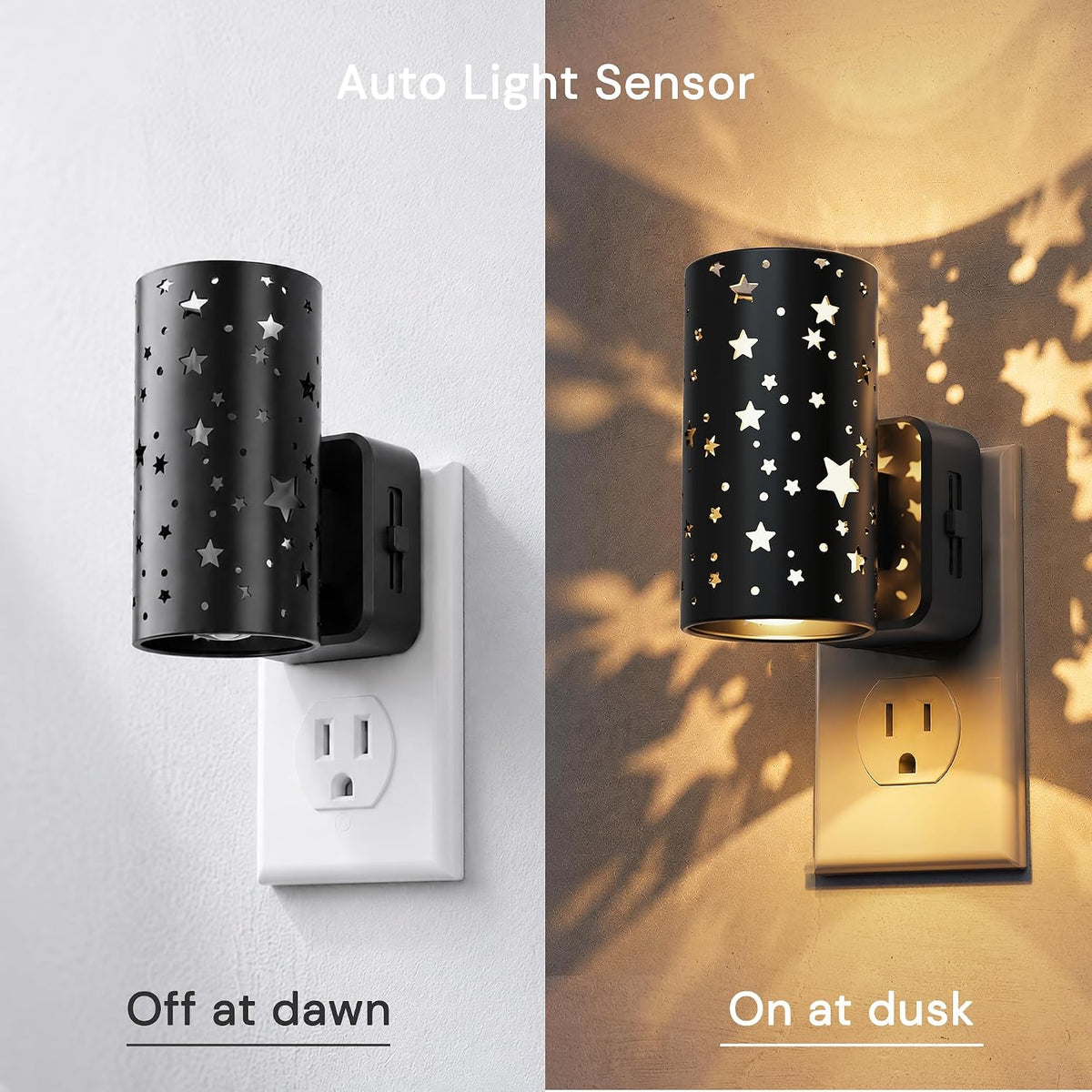 L LOHAS LED Night Light, Night Lights Plug into Wall,Star Nightlights,3000K