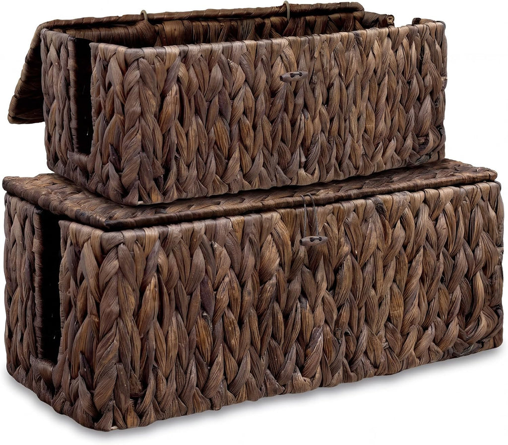 efluky 2 Pack Water Hyacinth Cable Management Box