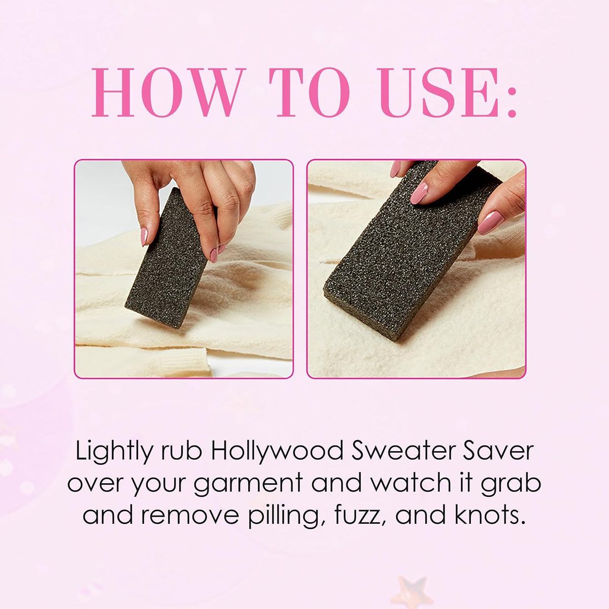 Hollywood Fashion Secrets Sweater Brick, Natural Pill Removing Stone