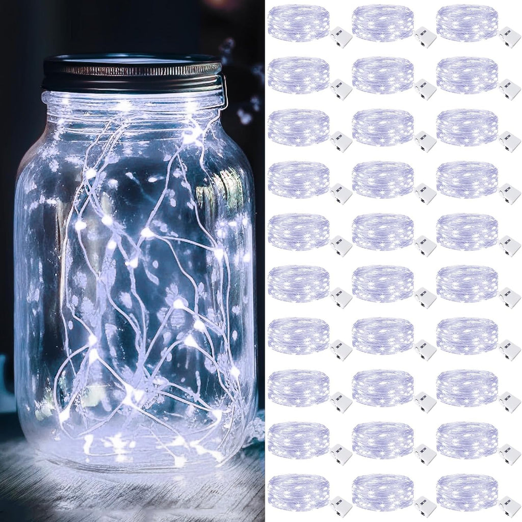 kolpop 30 Pack Fairy Lights Battery Operated, Twinkle Mini String Lights