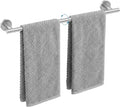 Brushed Nickel Towel Bar, 24 Inch Towel Rack for Bathroom Wall-Mounted